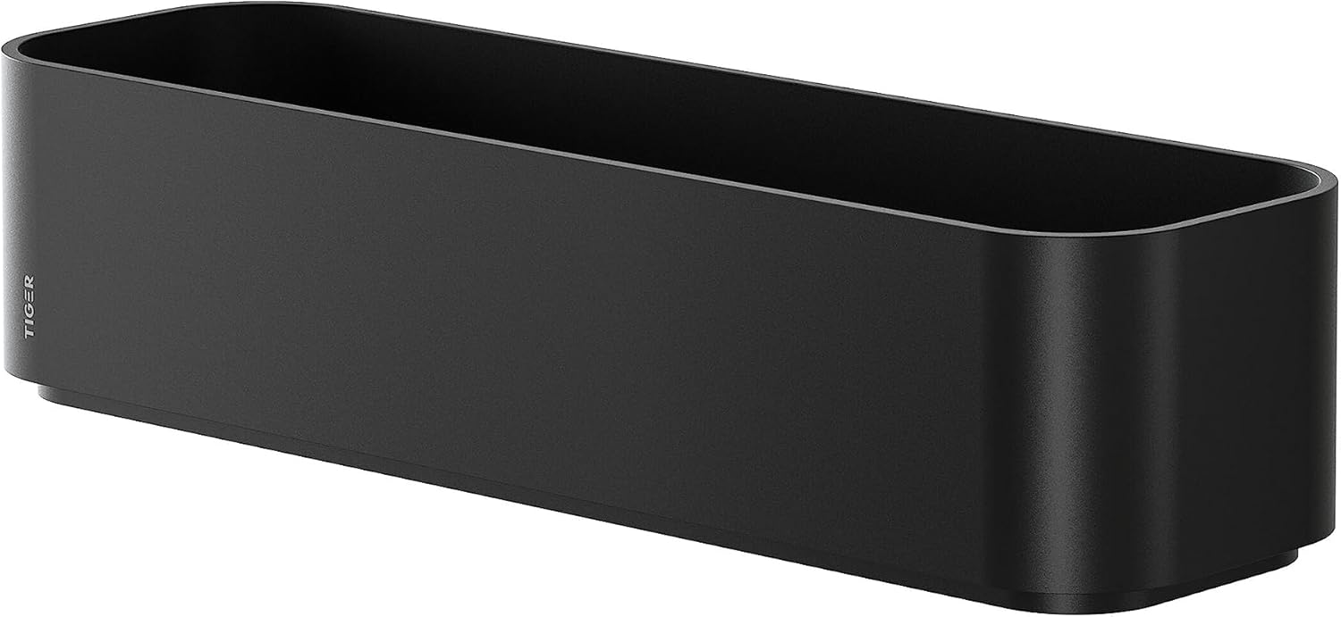 Tiger 2-Store Wall tray/Shower basket 35 cm Black