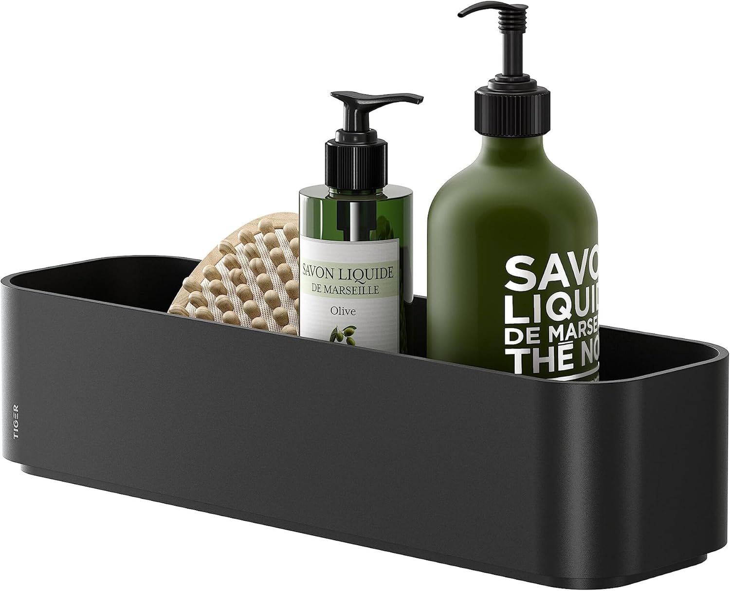 Tiger 2-Store Wall tray/Shower basket 35 cm Black