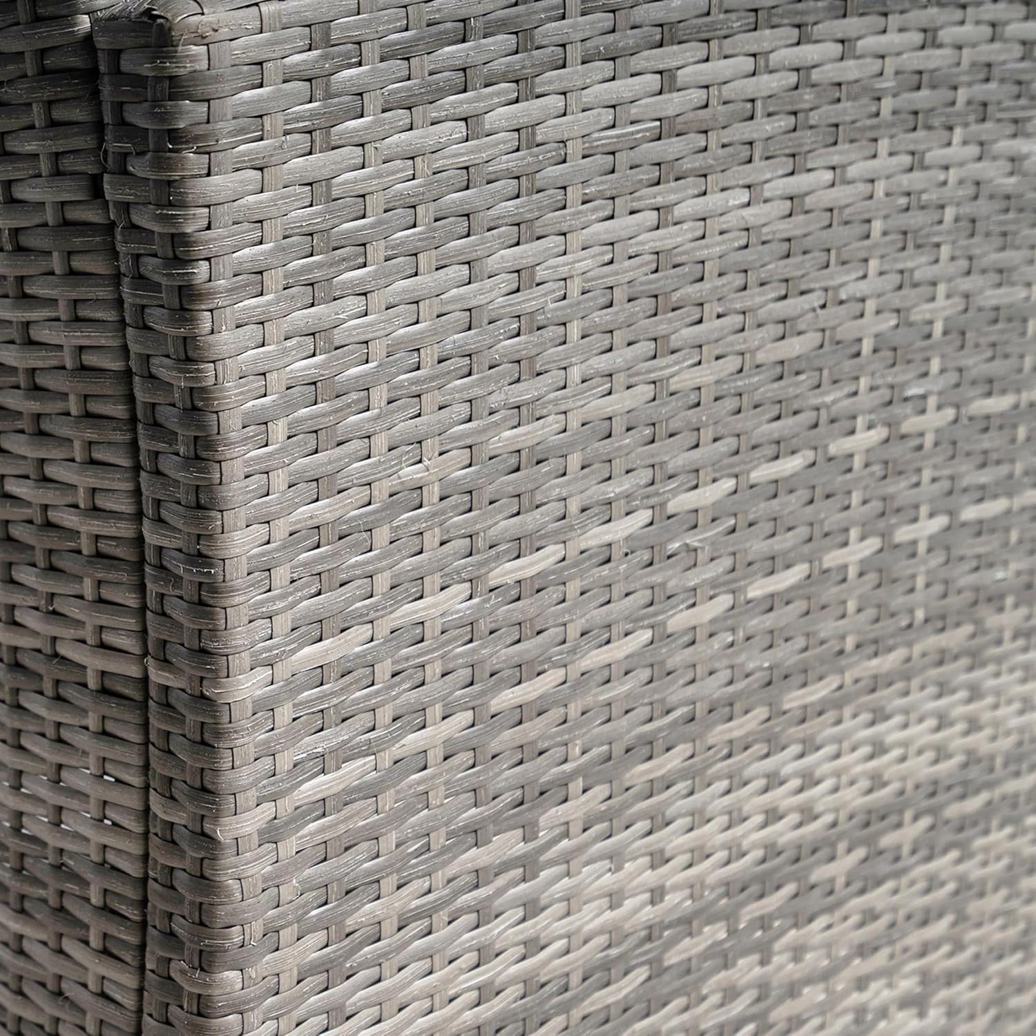 Vinci Rattan Garden Sofa Set Table & Armchairs – Outdoor Patio Furniture